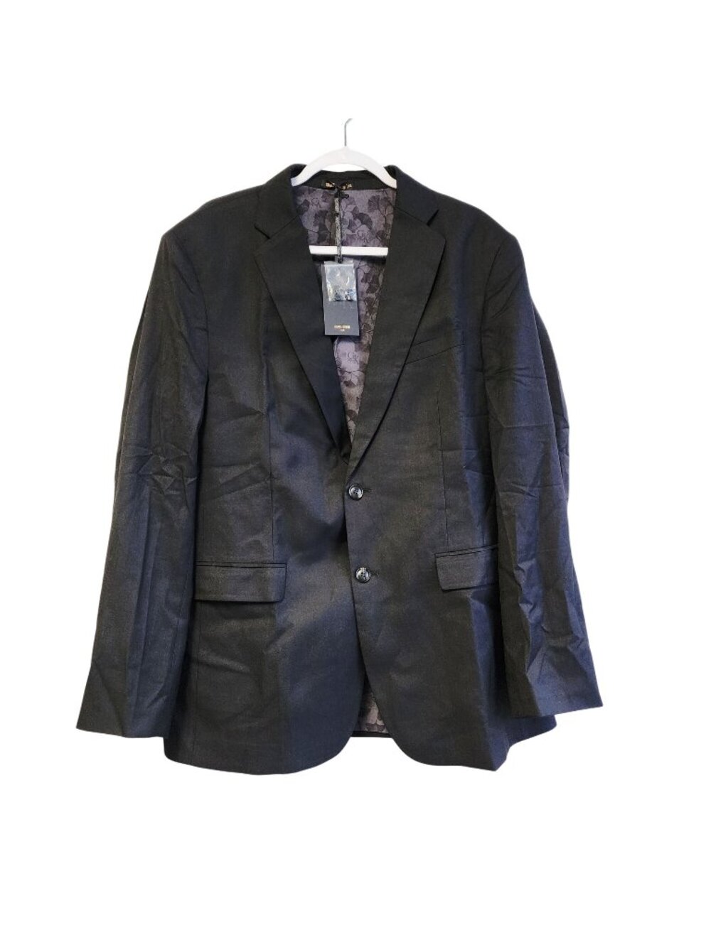 Grace Karin Mens Black 2-Button Blazer Jacket 3XL With Extra Buttons